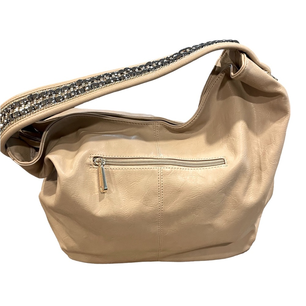 ***SOLD***. Charming Charlie Rhinestone Embellished Strapped Shoulder Bag - Picture 6 of 15